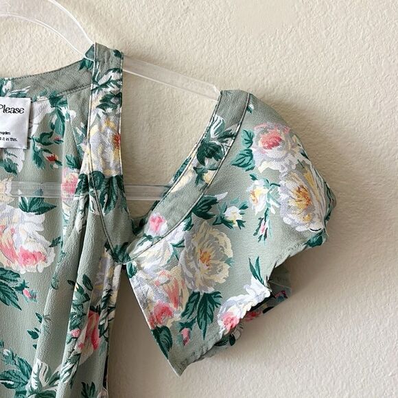 Privacy Please Floral Off Shoulder Wrap Dress - Picture 4 of 11